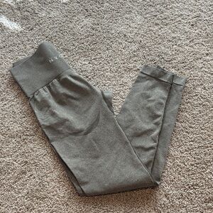 NVGTN dark khaki green marl countour seamless Leggings